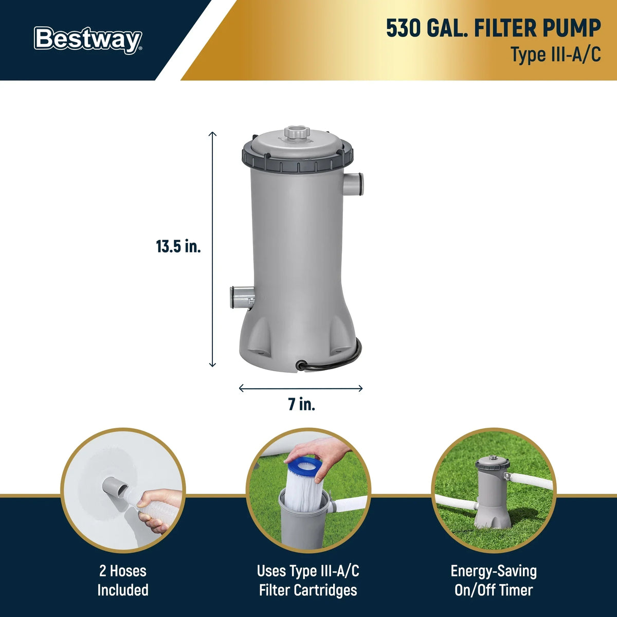 2026 NEW Bestway Steel Pro MAX 10' x 30" Above Ground Pool Set Round
