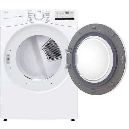 2026 NEW LG DLE3400W 7.4 Cu. Ft. White Front Load Electric Dryer
