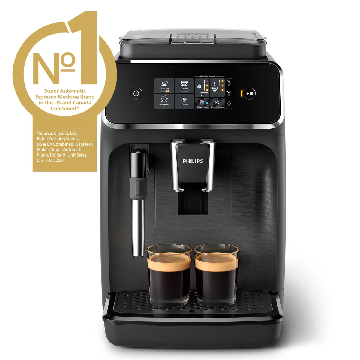 2026 NEW Philips 2200 Fully Automatic Espresso and Coffee Machine with Milk Frother, Black