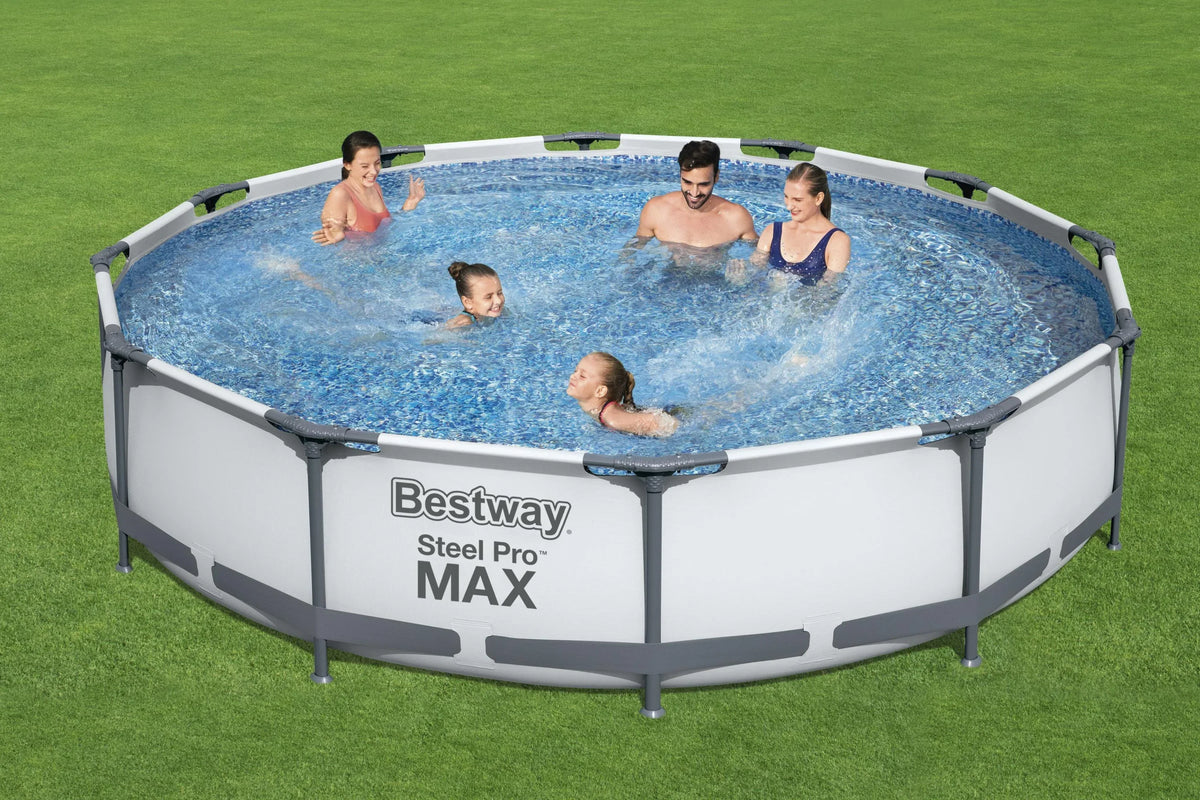 2026 NEW Bestway Steel Pro MAX 10' x 30" Above Ground Pool Set Round