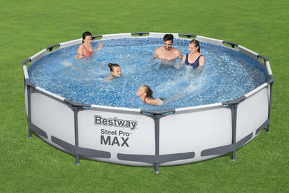 2026 NEW Bestway Steel Pro MAX 10' x 30" Above Ground Pool Set Round