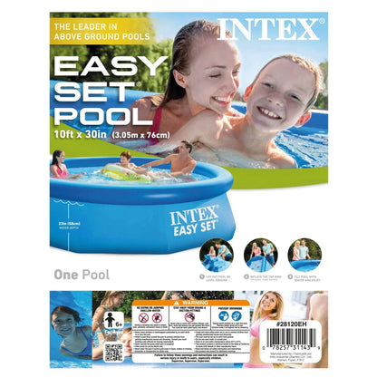 2026 NEW Intex Easy Set 10 Ft x 30 In Above Ground Inflatable Round Swimming Pool