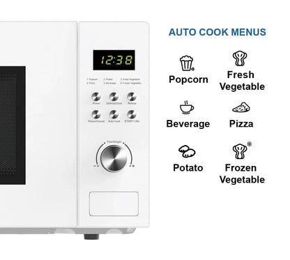 2026 NEW Emerson 1.1 Cu Ft, 1000W White Countertop Microwave Oven, MW1101W