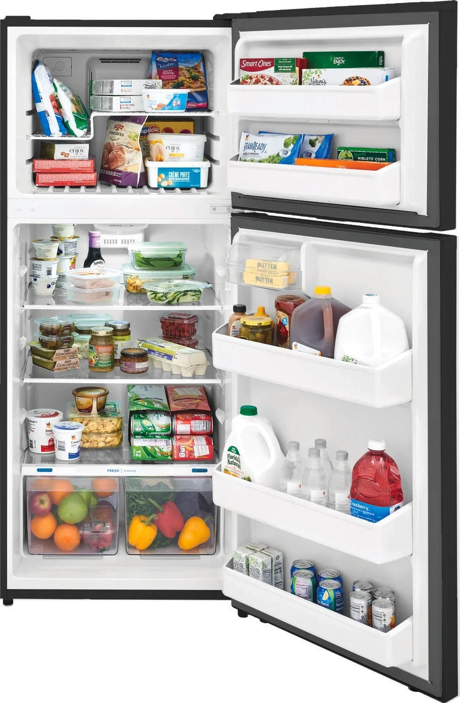 2026 NEW Frigidaire 17.6 Cu. Ft. Top Freezer Refrigerator, Black