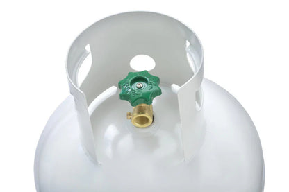 2026 NEW Flame King 100 lb Steel Propane Tank Cylinder POL Valve (Ships Empty)