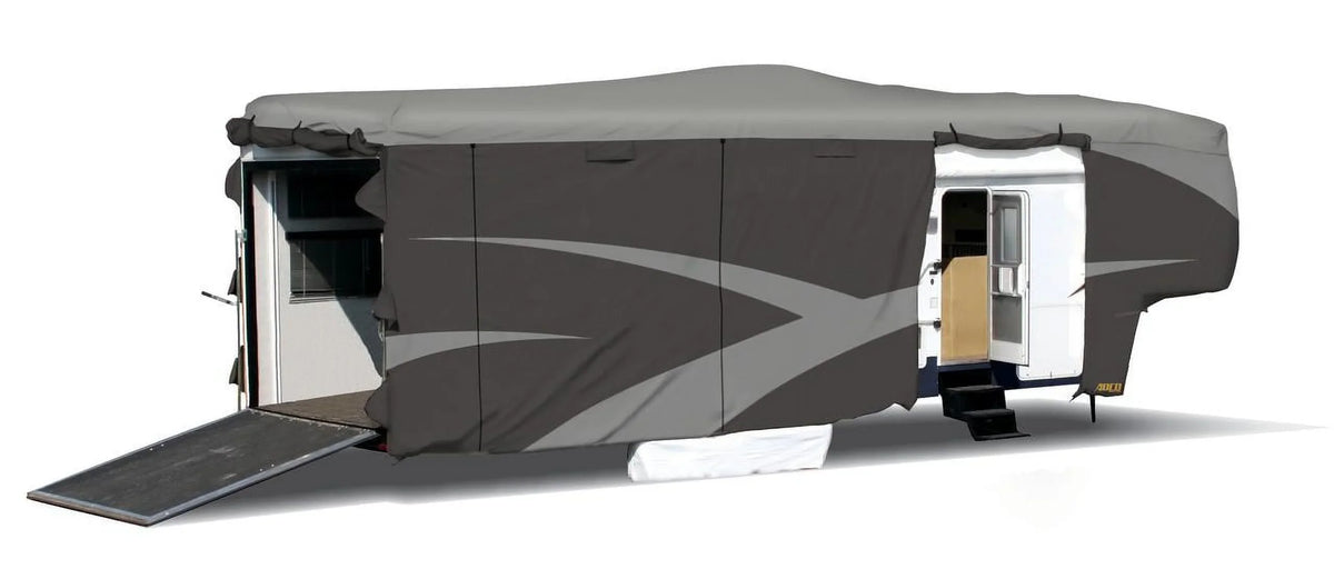 2026 NEW ADCO 52257 Designer Series SFS Aqua Shed 5th Wheel RV Cover - 37'1" - 40' ,Gray