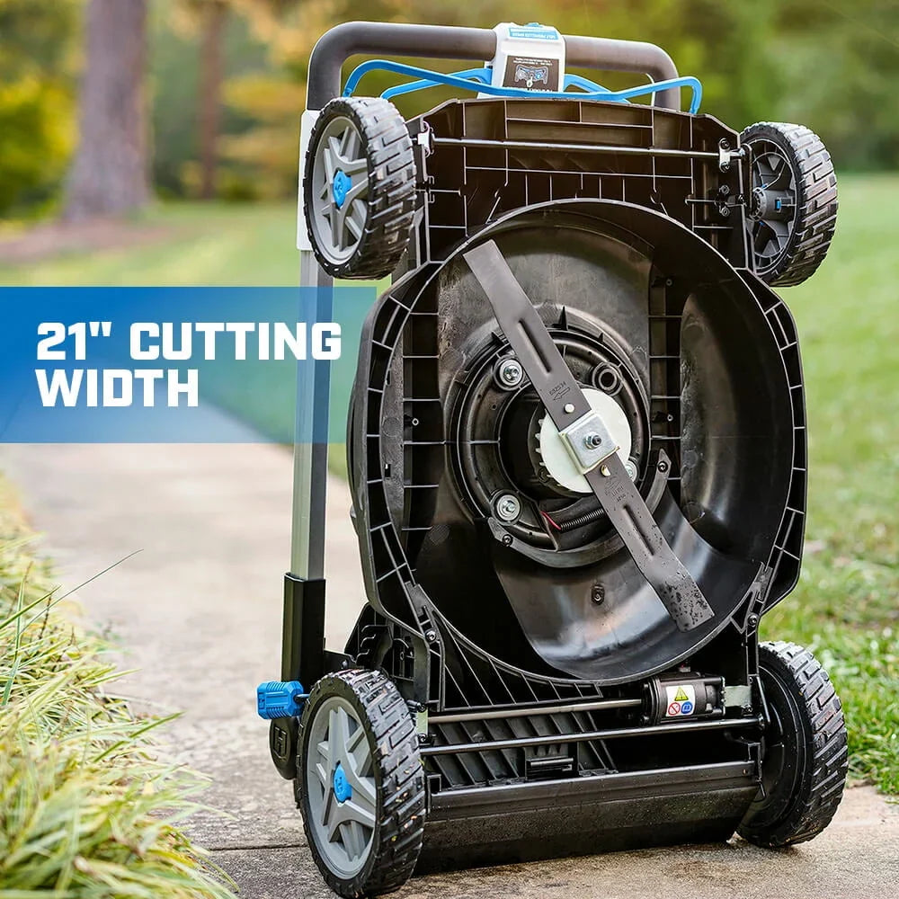 2026 NEW HART 40-Volt 21-inch Supercharge 3-in-1 Self-Propelled Mower Kit, (2) 6.0Ah Lithium-Ion Batteries
