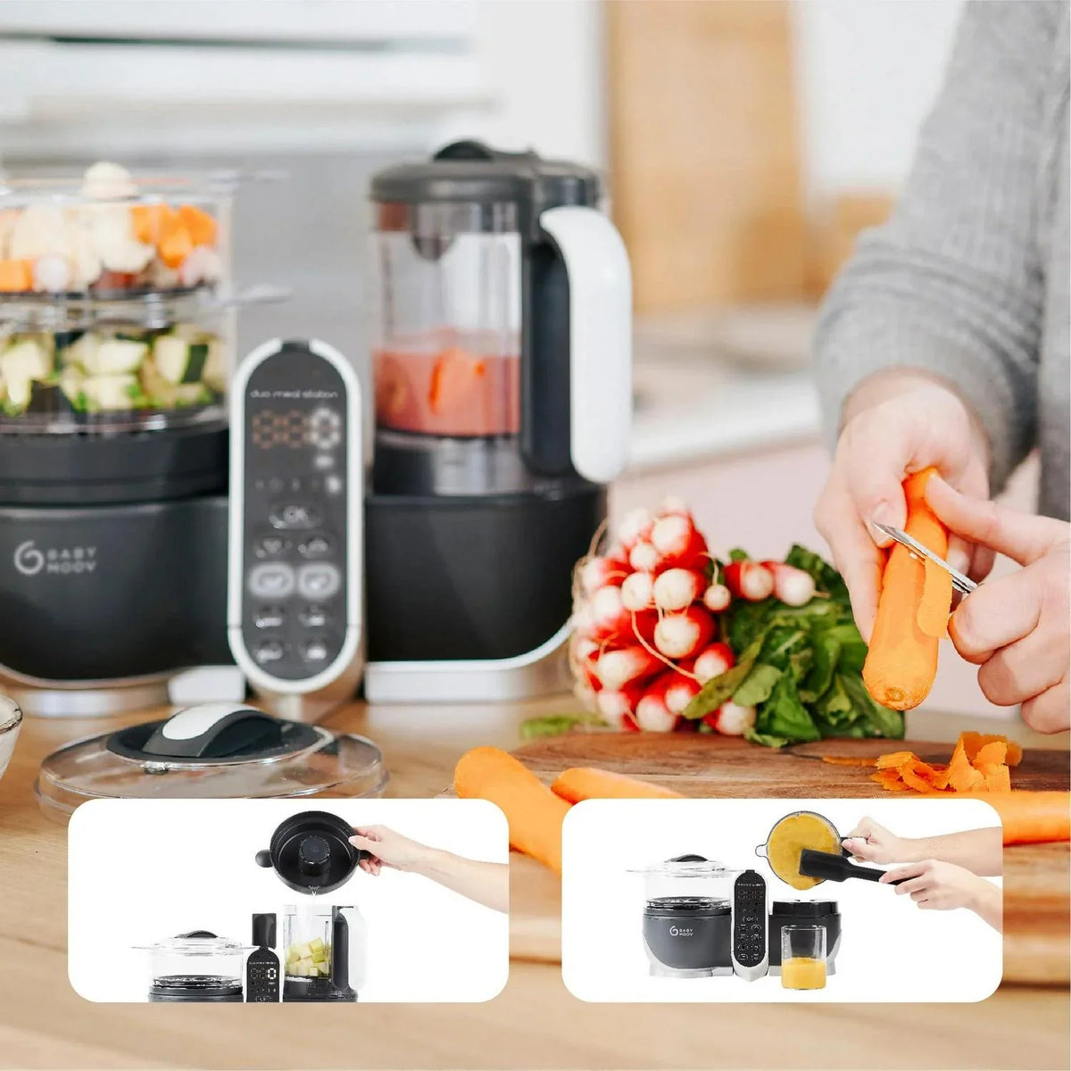 2026 NEW Babymoov Duo Meal Station 6-in-1 multi-purpose baby food processor