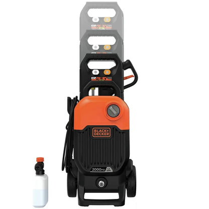 2026 NEW Black & Decker BEPW2000 2000 max PSI 1.2 GPM Corded Cold Water Pressure Washer