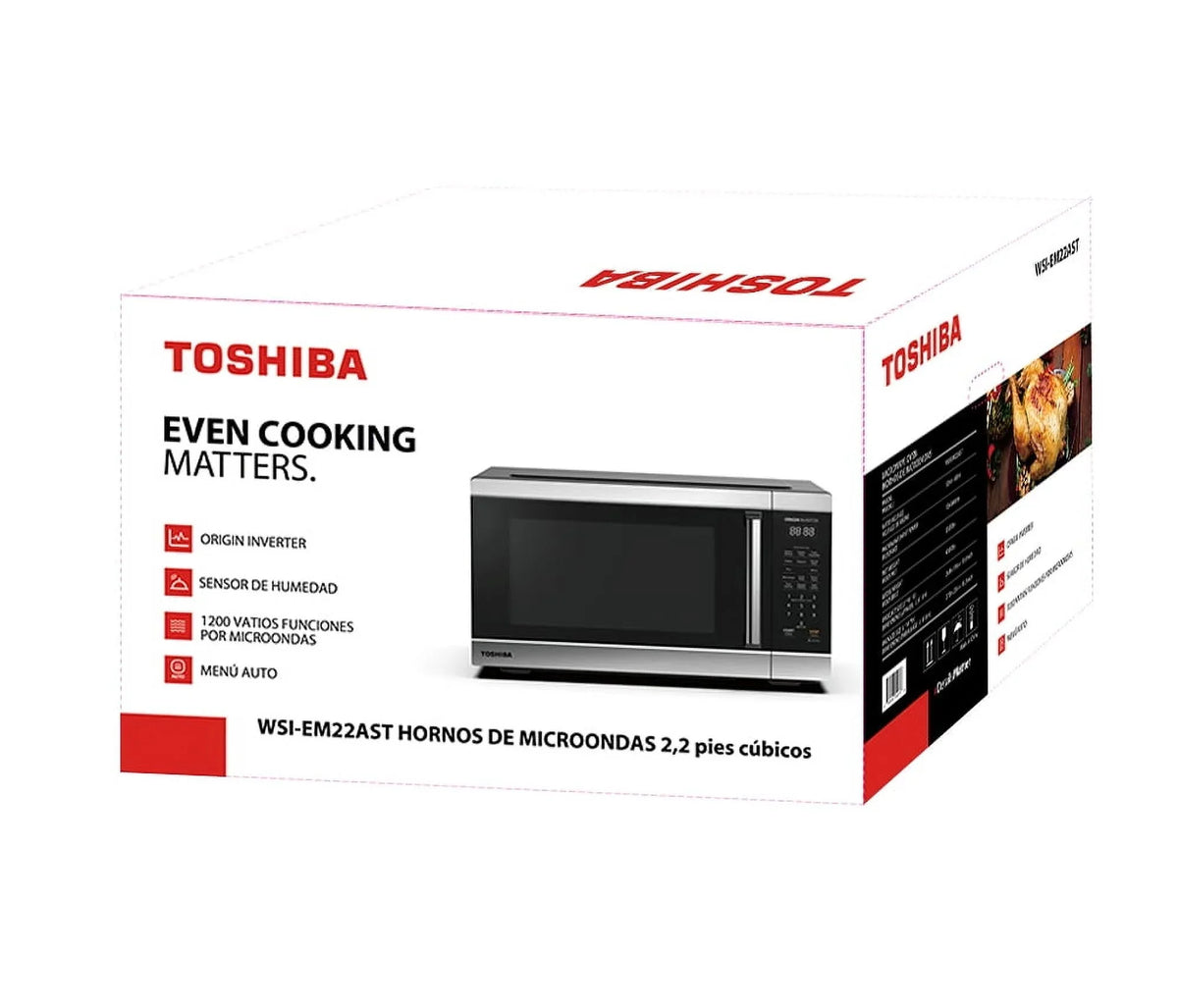 2026 NEW Toshiba 2.2 cu. ft. 24.4'' Microwave Oven in Stainless Steel
