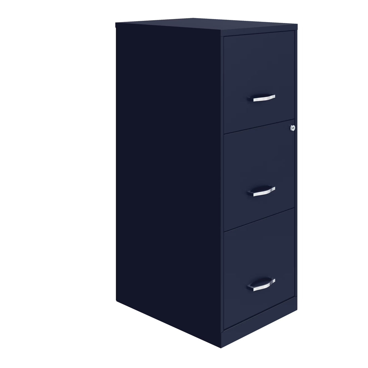 2026 NEW Space Solutions 18" Deep 3 Drawer Smart Letter Width Vertical File Cabinet, Navy
