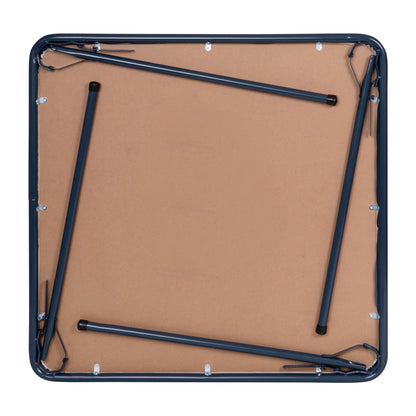 2026 NEW Emma + Oliver 5 Piece Black Folding Game Room Card Table and Chair Set