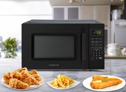 2026 NEW Farberware 1.1 Cu. Ft. 1000-Watt Compact Microwave Oven, Black