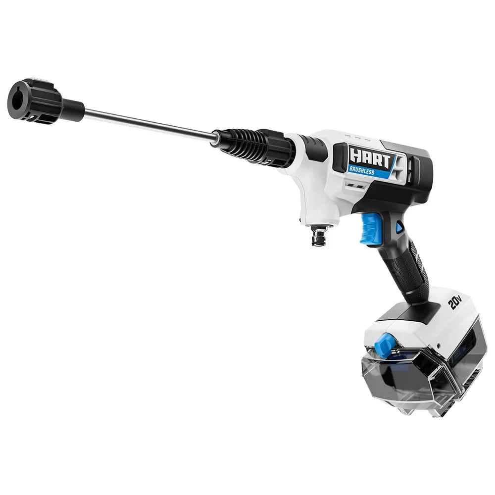 2026 NEW HART 20-Volt Cordless Brushless 600PSI Power Cleaner Kit (1) 20-Volt 4.0Ah Lithium-Ion Battery