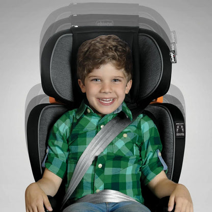 2026 NEW Chicco KidFit Zip Plus 2-in-1 Belt Positioning Booster Car Seat - Taurus (Black/Grey). New