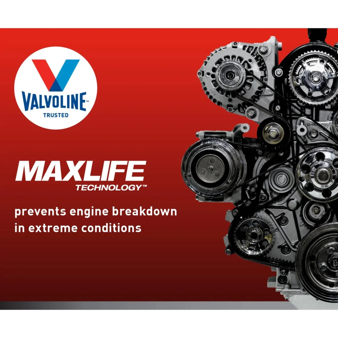 2026 NEW Valvoline Full Synthetic High Mileage MaxLife 5W-30 Motor Oil 5 QT, Case of 3