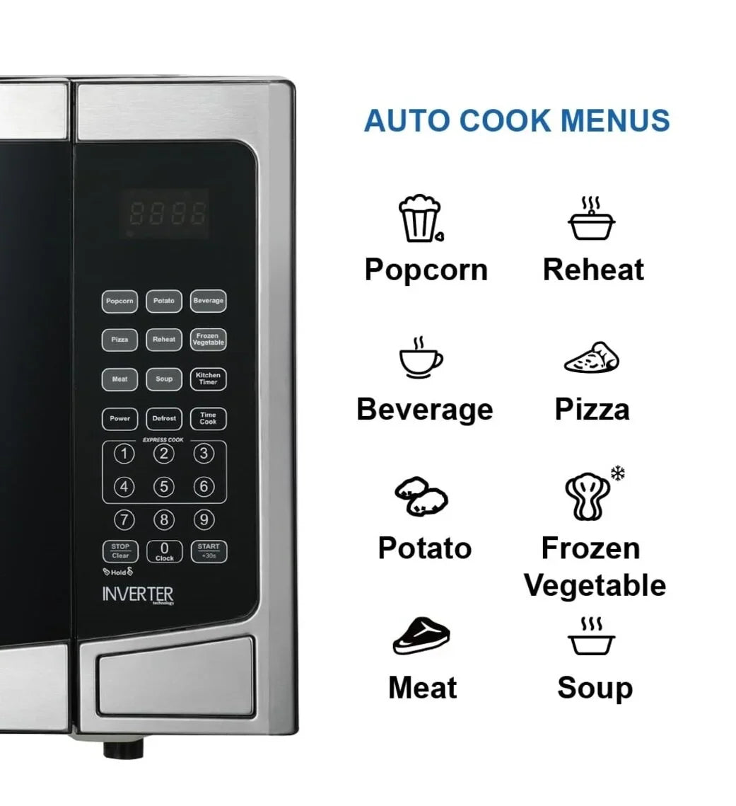 2026 NEW Emerson 1.2 Cu Ft, 1000W Stainless Steel Countertop Microwave Oven with Inverter Technology, Touch Control, MWI1212SS