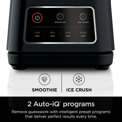 2026 NEW Ninja Professional Plus Blender, 2 Auto-IQ Programs for Smoothies, Frozen Drinks, 1200 W, 72 oz* Total Crushing Pitcher, Black, BN700