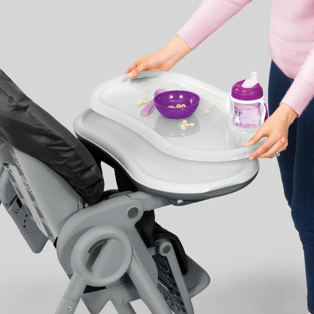 2026 NEW Chicco Polly2Start High Chair - Pebble (Beige). New