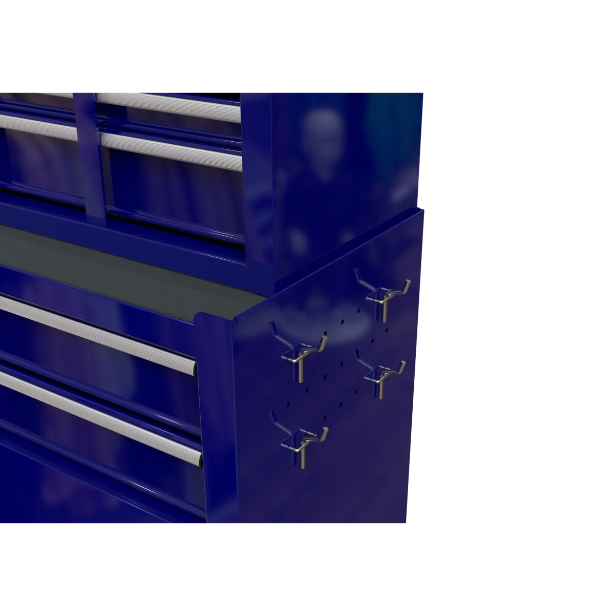 2026 NEW Pouseayar 8-Drawer High Capacity Rolling Tool Chest Storage Cabinet, Blue