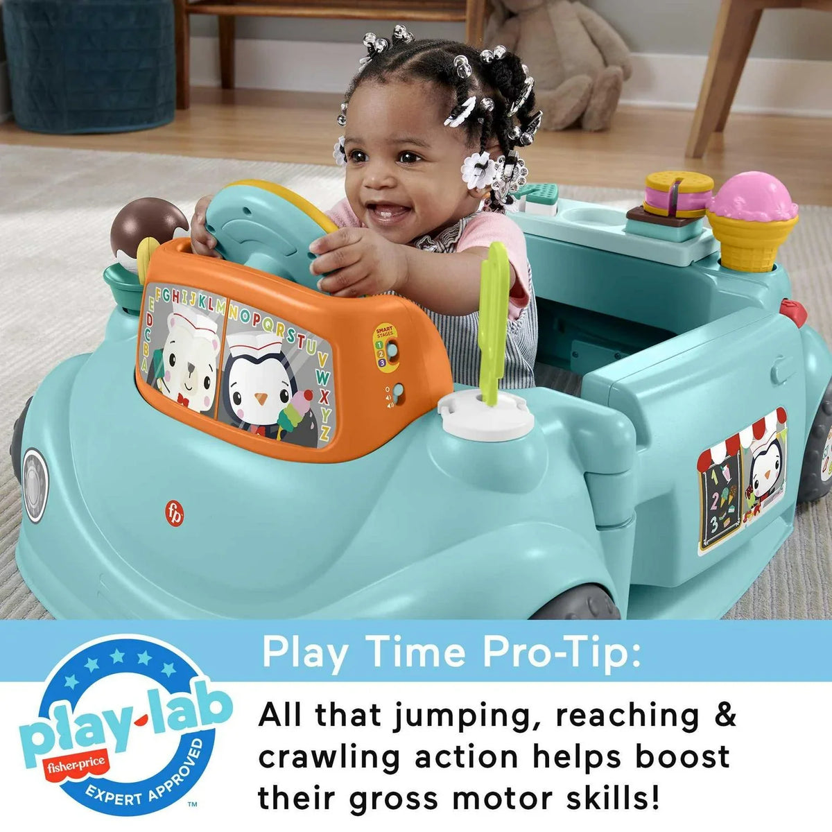 2026 NEW Fisher-Price 2-in-1 Sweet Ride Jumperoo Activity Center & Learning Toy for Infant and Toddler