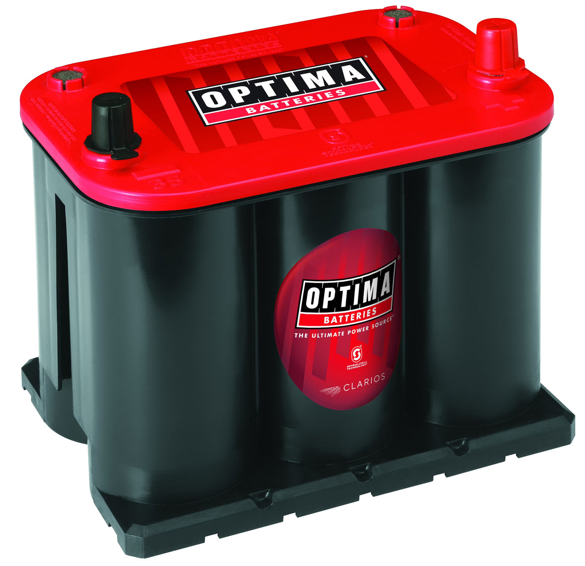 2026 NEW OPTIMA RedTop AGM Spiralcell Automotive Starting Battery, Group Size 35, 12 Volt 720 CCA 90RC