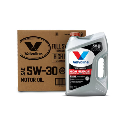 2026 NEW Valvoline Full Synthetic High Mileage MaxLife 5W-30 Motor Oil 5 QT, Case of 3