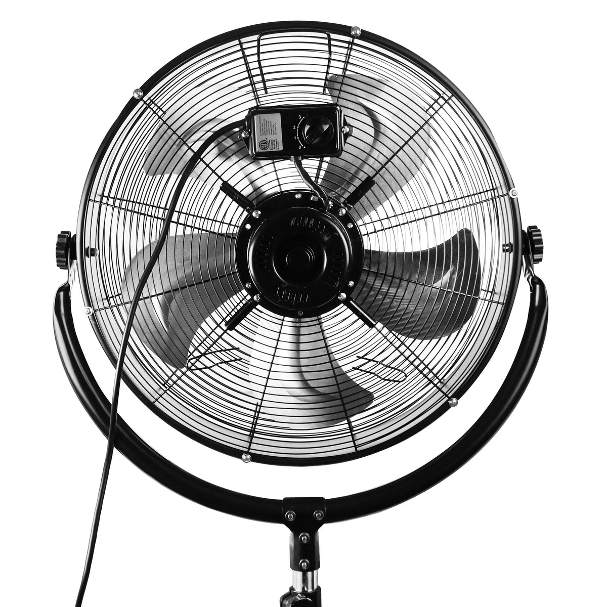 2026 NEW VieAir 20'' 3-Speed High Velocity 360" Tilting Pedestal Industrial Fan