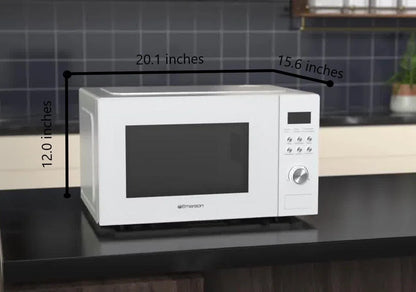2026 NEW Emerson 1.1 Cu Ft, 1000W White Countertop Microwave Oven, MW1101W