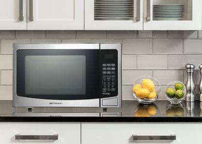2026 NEW Emerson 1.2 Cu Ft, 1000W Stainless Steel Countertop Microwave Oven with Inverter Technology, Touch Control, MWI1212SS