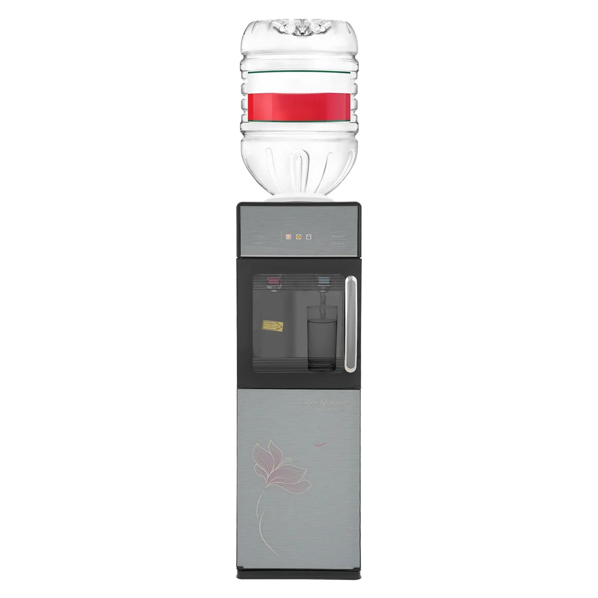 2026 NEW YIYIBUYS Top Loading Water Dispenser 5 Gallon Freestanding Hot&Cold Water Dispenser for Office, Home, Living Room