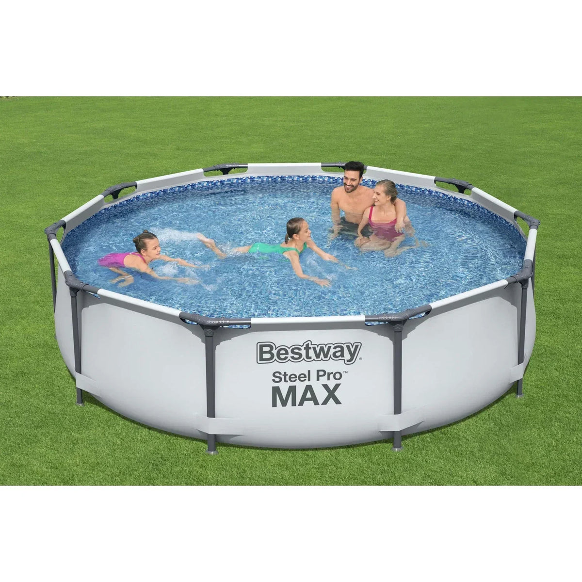 2026 NEW Bestway Steel Pro MAX 10' x 30" Above Ground Pool Set Round