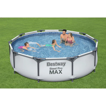 2026 NEW Bestway Steel Pro MAX 10' x 30" Above Ground Pool Set Round