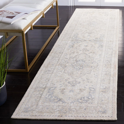 2026 NEW SAFAVIEH Restoration Vintage April Medallion Area Rug, Grey/Ivory, 8' x 10'