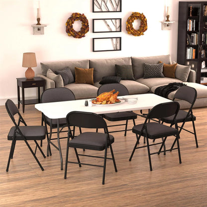 2026 NEW Cosco 6 Foot Folding Table In White Speckle