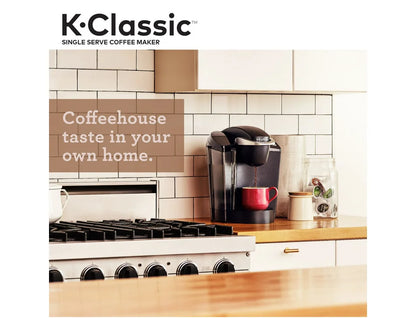 2026 NEW Restored Keurig K-Classic Single Serve K-Cup Pod Coffee Maker, Black (Refurbished)