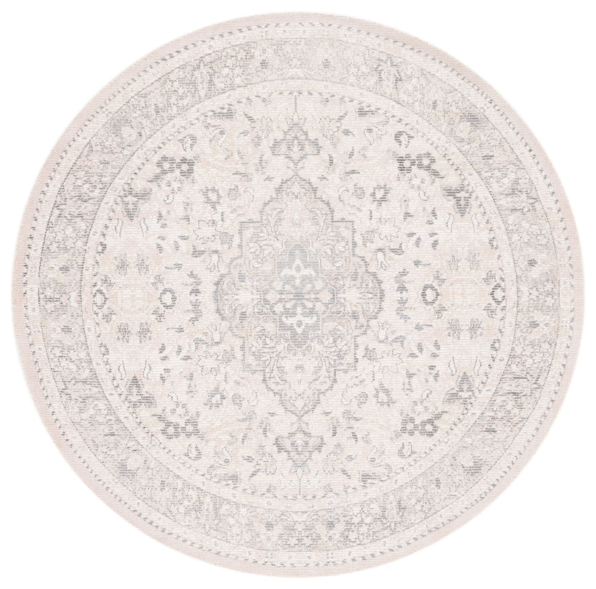 2026 NEW SAFAVIEH Restoration Vintage April Medallion Area Rug, Grey/Ivory, 8' x 10'