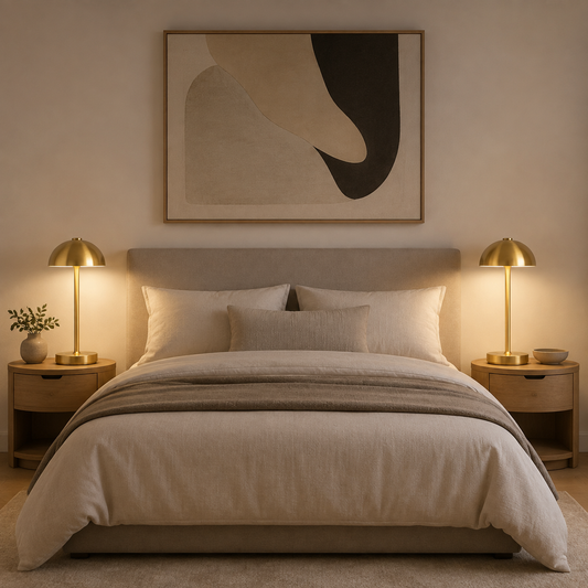 Cordless Rechargeable Table Lamps, Set of 2, Warm Brass, 14 Inch