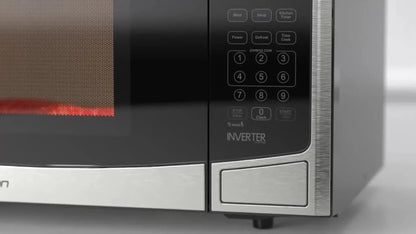 2026 NEW Emerson 1.2 Cu Ft, 1000W Stainless Steel Countertop Microwave Oven with Inverter Technology, Touch Control, MWI1212SS