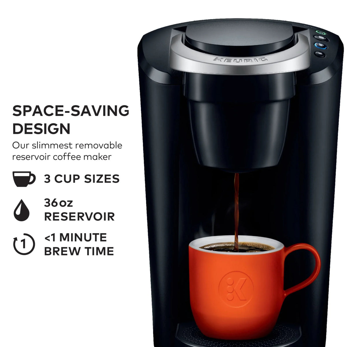2026 NEW Keurig K-Compact Black Single-Serve K-Cup Pod Coffee Maker