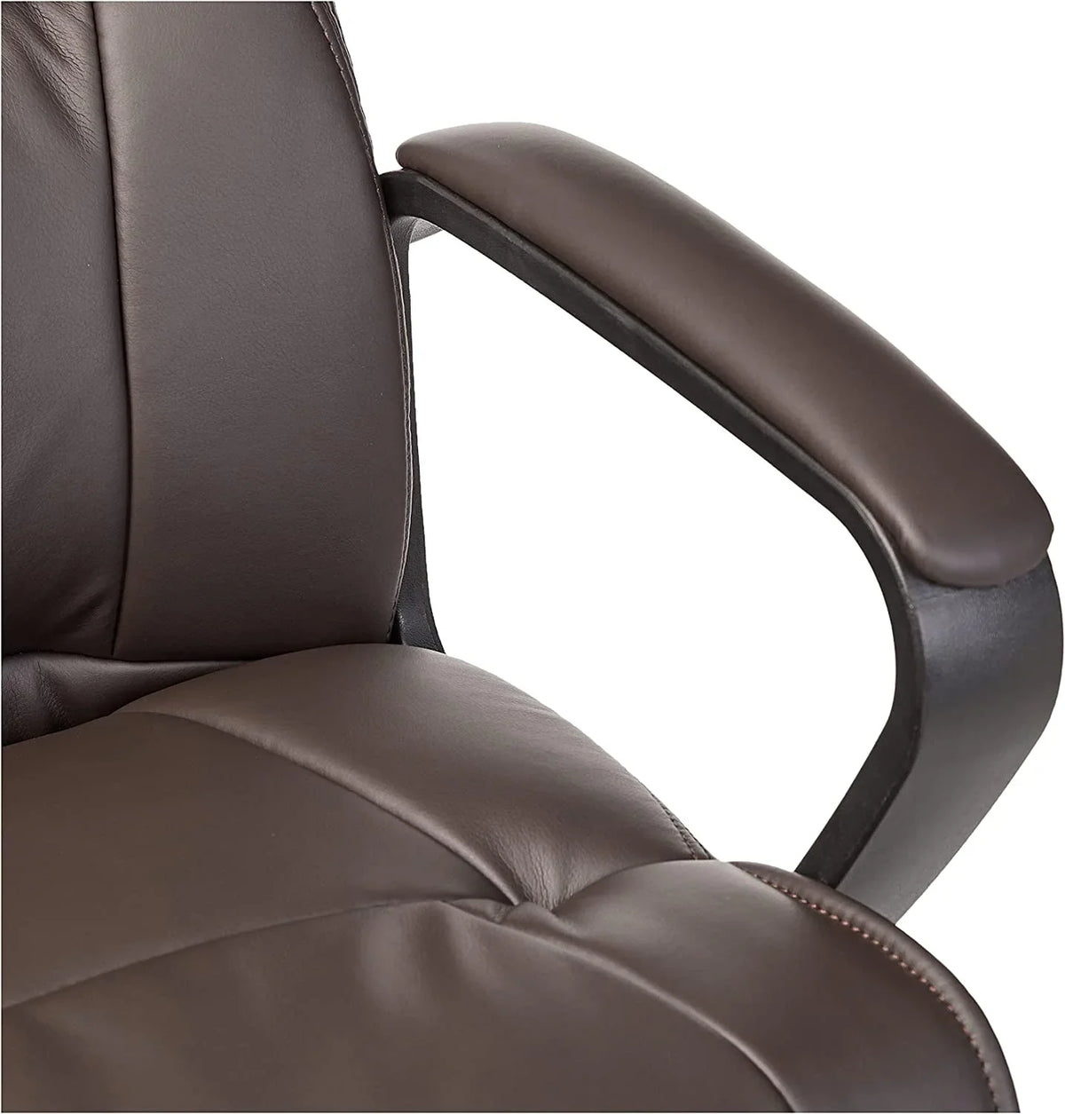 2026 NEW Office Computer Task Desk Chair with Padded Armrests, Mid-Back, Adjustable, 360 Swivel, Rolling, 275 Pound Capacity, 24inchD x 24.2inchW x 34.8inchH