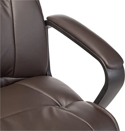2026 NEW Office Computer Task Desk Chair with Padded Armrests, Mid-Back, Adjustable, 360 Swivel, Rolling, 275 Pound Capacity, 24inchD x 24.2inchW x 34.8inchH