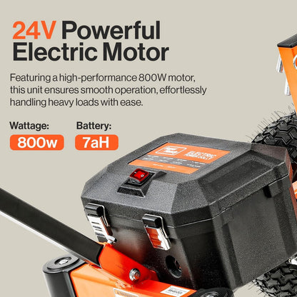 2026 NEW SuperHandy Electric Trailer Dolly 3600 lbs Max Trailer Weight 600 lb Max Tongue Weight DC 24V 800W 7Ah w/Heavy Duty Commercial 2" Ball Hitch Mount