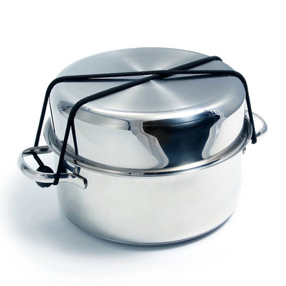 2026 NEW Camco Premium Ceramic Nesting Cookware Set- Non Stick Pans and Pots with Removable Handles, Space Efficient Excellent for RVs and Compact Kitchens