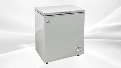 2026 NEW 5 Cu ft 30 " Commercial Freezer Chest freezer White Stand Alone Solid Flat Top w/Storage Baskets