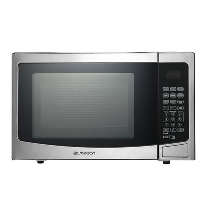 2026 NEW Emerson 1.2 Cu Ft, 1000W Stainless Steel Countertop Microwave Oven with Inverter Technology, Touch Control, MWI1212SS