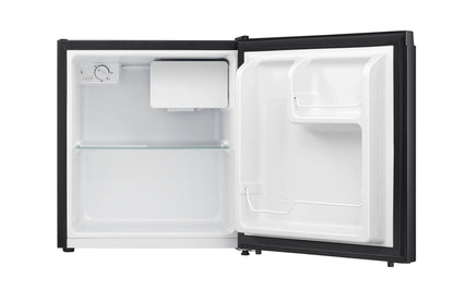 2026 NEW Hisense 1.6 Cu ft Single Door Mini Fridge, Black, Energy Star, 1 Year Warranty, WMS017M6XBE New