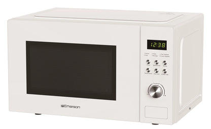 2026 NEW Emerson 1.1 Cu Ft, 1000W White Countertop Microwave Oven, MW1101W