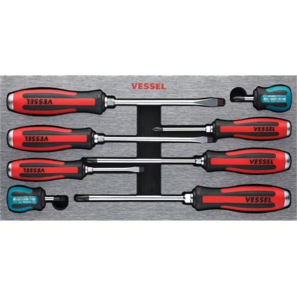 2026 NEW Vessel Mega Tang Thru Screwdriver - 8 Piece