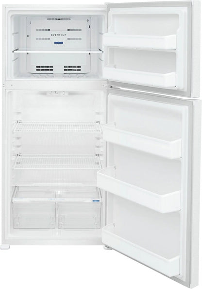 2026 NEW Frigidaire FFHT1835VW 18.0 cu. ft. Garage Ready Top Freezer Refrigerator, White